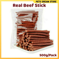 COD Dog Treats Beef Stick 500g Dog Snack Chicken Stick Real Beef Meat Strip Dog Treats Beef Dog Trai