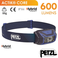 Petzl ACTIK CORE 超輕量標準頭燈(600流明.IPX4防水)_E065AA01 藍