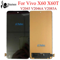 TFT Black 6.56 inch For Vivo X60 V2045 V2046A LCD Display Touch Screen Digitizer Assembly Replacement For Vivo X60t V2085A