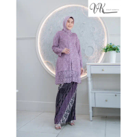 baru STELAN KEBAYA BRUKAT/ TUNIK PAYET /MODEL KRAH SANGHAI /KEBAYA MODEL TERBARU/KEBAYA SERAGAM PEST
