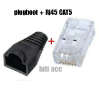 Konektor RJ45 CAT5 dan Plugboot / Sarung Rj45