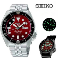 SEIKO 5 Series Automatic Mechanical Movement Limited Edition Queen Band Leisure Watch Men's Multi functional Calendar
