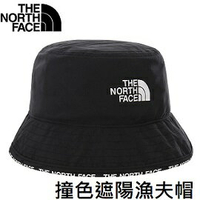 [ THE NORTH FACE ] 撞色遮陽漁夫帽 黑 (S/M)(L/XL) / NF0A3VVKJK3