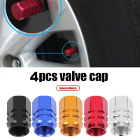 4pcs Aluminium Alloy Tyre Valve Tire Valve Tyre Cap Tire Cap Automotive Car