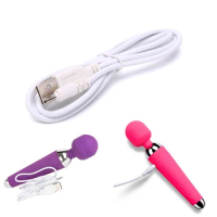 1m USB Charging Cable DC Vibrator Cable Cord Sex Products USB Power Supply Charger For Rechargeable Adult Toys