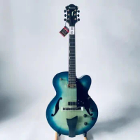 Ibanez Jazz Guitar Full Hollowbody Blue Flamed Maple Genuine and Original Ibanez Electric Guitar Stock Items Made in China