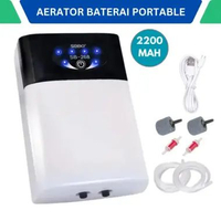 Aerator Akuarium AC/DC 2 Watt SOBO Mini Air Pump Pompa Gelembung Udara Aerator Akuarium