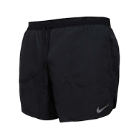 NIKE 男二合一運動短褲-DRI-FIT吸濕排汗 五分褲 訓練 運動 健身 FN2993-010 黑銀