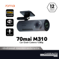 70mai กล้องติดรถยนต์ M310 ความคมชัด 1296P มุมมอง 130°