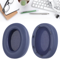 Replacement Ear Pads Cushion Cover Protein Leather Headphones Ear Cushions Memory Foam for Sony WH-XB910N Headphones