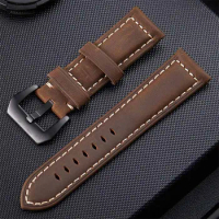 22MM Leather wrist Watch Strap Bracelet Belt For Garmin Fenix 6/6 Pro Smart Watch bands For Garmin Instinct wristbands-not quick