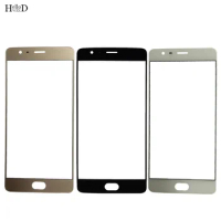For Oneplus 3 5 5T 6 6T 7 7T Front Outer Glass Front Panel For One plus 1+3 5 5T 6 6T 7 7T LCD Touch Screen Without Flex cable