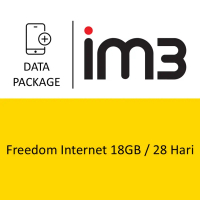 Paket Data Indosat - Freedom Internet 18GB / 28 Hari