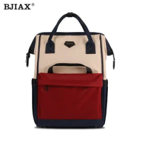 BJIAX Men Backpack 2023 New Casual Runaway Bag Large Capacity Computer Bag Mommy Travel Senior Backpack