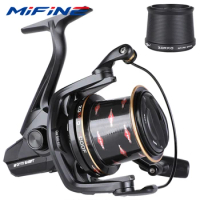MIFINE ZORRO Spinning Fishing Carp Reel 8000-10000 Series Spool Coil Saltwater Reel 18KG Max Drag Professional Metal 6+1BB Wheel