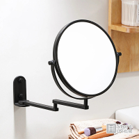 【Store up 收藏】太空鋁 酷黑可調式化妝美容鏡-6吋(AD259)