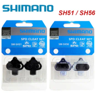 SHIMANO SPD SM SH51 SH56 Bike Cleat System Single Release Mtb Cleats Fit MTB Pedals Cleat for M520 M515 M505 A520 M424 M545 M540