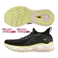 MIZUNO 美津濃 慢跑鞋 男鞋 運動鞋 緩震 一般型 WAVE NEO ULTRA 黑黃 J1GC223453