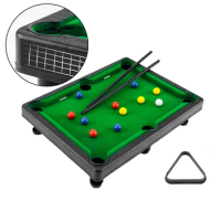 Confidence Pool Table Set Billiard Ball Toy Indoor Interaction Kids Plastic Play Relieving Stress Room Sporting