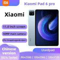 Xiaomi Pad 6 pro Mi Tablet WIFI Android RAM 12GB ROM 256GB Qualcomm Snapdragon8+ 11 inches 2880x1800 original used Mi Tablet