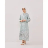 Urban Exchange Gamis Zahra Green - Long Dress Sage Green Premium S Green