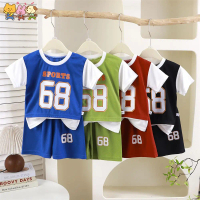 80-120cm Shirts Basketball Jersey Kids Baby Boys Girls Vest+Shorts Short-sleeved Suit Tank Tops Chil