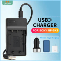 NP BX1 Battery Charger for Sony ZV1 RX100 II III V RX1 RX1R DSC WX300 HX300 HX350 HX400 HX50 HX60 HX80 HX90 HX99 HDR-CX240 CX405