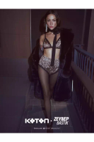 KOTON X Zeynep Bastık - 長款仿皮草外套 寬鬆設計 連口袋