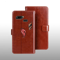 Card Holder Cover Case for ASUS ROG Phone II 3 5 Pro 5s 6 Pro Pu Leather Case for ASUS ROG ZS600KL Leather Phone Bags Fundas