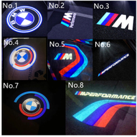 4X Car Led Door Welcome Lights Logo Projector For BMW E90 E92 M3 E60 EF02 F10 F30 61 E65 F01 F48 G30