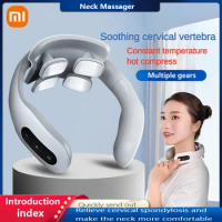 Xiaomi Neck Massager Relaxation Massage Therapy Relieve Neck Fatigue Smart Home Portable Massage Wearing Hot Compress Massager