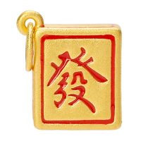 Pure 24K Yellow Gold Pendant Women 3D Hard Gold 999 Gold Oblong Necklace Pendant