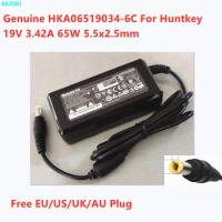 Genuine HKA06519034-6C 19V 3.42A 65W HKA06519034-6K AC Adapter For Huntkey GIMI Intel NUC Mini Laptop Power Supply Charger