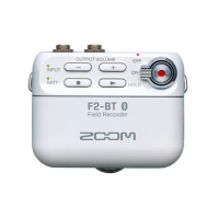 【ZOOM】F2-BT 微型錄音機+領夾麥克風組 白/藍芽版(公司貨)
