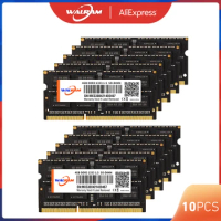 WALRAM Ram memory ddr4 ddr3 10Pcs For laptop 4GB 8GB 1333MHz 1600MHz 1866MHz ddr3 1.5V 204pin ddr4 1.2V 260pin For Intel and AMD