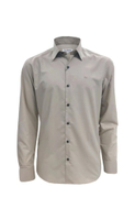 เสื้อเชิ้ตผู้ชาย คอปก แขนยาว BAB6254P5OT - สีน้ำตาล