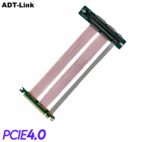 PCI-E 4.0 riser cable pci express 4.0 extender riser cable For AMD6800 RTX30 RX5700 4.0 Graphics card Vertical 35cm