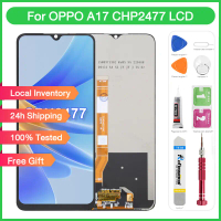 LCD Asli untuk OPPO A17 CPH2477/A17K/A57 2022 (4G)/A77S – Skrin Sentuh dan Pengumpul LCD, Reka Bentu