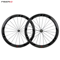 FIR Carbon Road Bike Wheel, Straight Pull Hub, Tubular Clincher, 700C Wheelset, 25mm Wide
