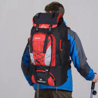 Beg Sandang, Sukan Riadah Luar, Kapasiti 80L, Ultra-ringan, Sesuai untuk Berbasikal, Mendaki Gunung,