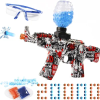 2024 Electric with 20000 Gel Ball AKM-47 Splatter Ball for Outdoor Toy Activities Fighting Shooting Team Games Kid