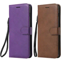 Cute Solid Color Flip Leather Cover For Case Samsung Galaxy S20 Ultra A51 A71 A6 A7 A8 Plus A9 2018 S10E S10 J330 J530 J730 D06Z