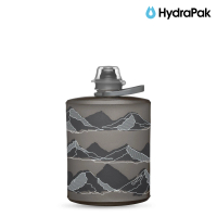 【HydraPak】Stow Mountain 軟式水壺 遠古灰(軟式水瓶、軟式水壺、登山配件、儲水袋、濾水壺)