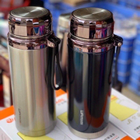 【Sản phẩm bán chạy】 【Hot trend】 ( hàng có sẵn ) Bình giữ nhiệt OMMANI nóng lạnh 1200ml inox 304 cao 