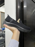 NEW LIMITED SLIPINS SKECHERS GO WALK FLEX BLACK WOMEN ORIGINAL 124848BBK 37.5