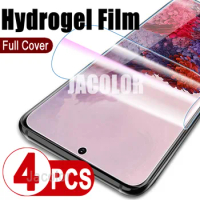 4PCS Hydrogel Film For Samsung Galaxy S22 S20 FE Plus Ultra 5G 4G Water Gel Screen Protector S 22 22Ultra 20 20FE 5 G Not Glass