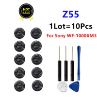 10pcs/lot For ZeniPower Z55 1254 CP1254 Battery 3.7V For Sony WI-SP600N WF-SP700N WF-SP900 WF-1000XM3 WF-1000X Headset