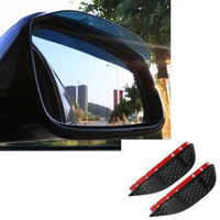 For Hyundai Elantra Avante 2020 2021 2022 2023 Sticker Cover Rear Rearview Side Glass Mirror Frame Rain Shield Sun Visor Shade