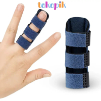 Jari Terapi Finger Splint Korektor Jari Pelurus Jari 3 Band Patah Tulang Trigger Finger Penyangga Ja