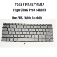 Original Rus US Keyboard for Lenovo Yoga 7 14IAL 7 14IRL8 Yoga Slim 7 ProX 14ARH7 14IAH7 With Backlit